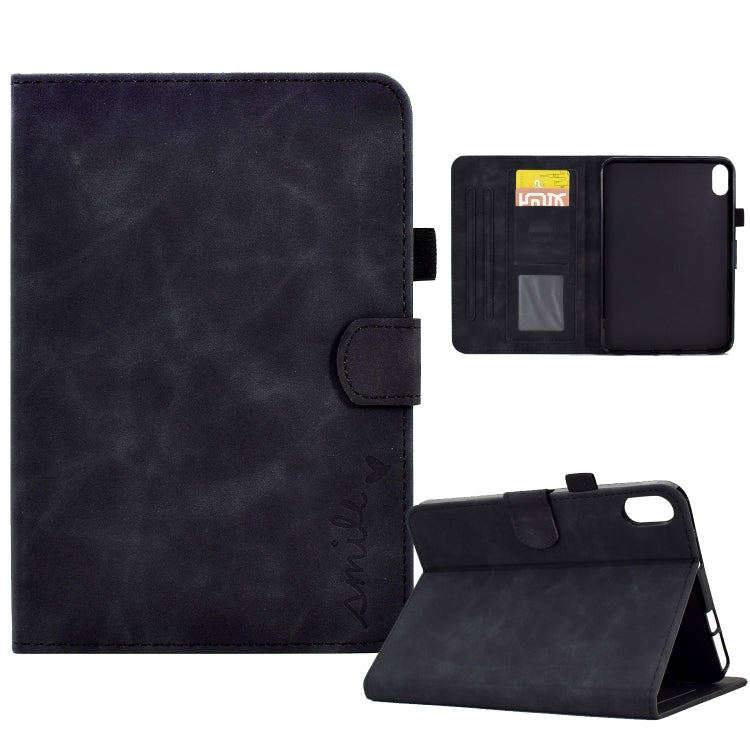 Custodia Smart in pelle per tablet con flip in rilievo, For iPad 10.2 / Air 10.5 2019, For iPad Air 2022 / 2020 10.9, For iPad mini 2024 / mini 6, For iPad 9.7 2018&2017 / Air 2 / Air