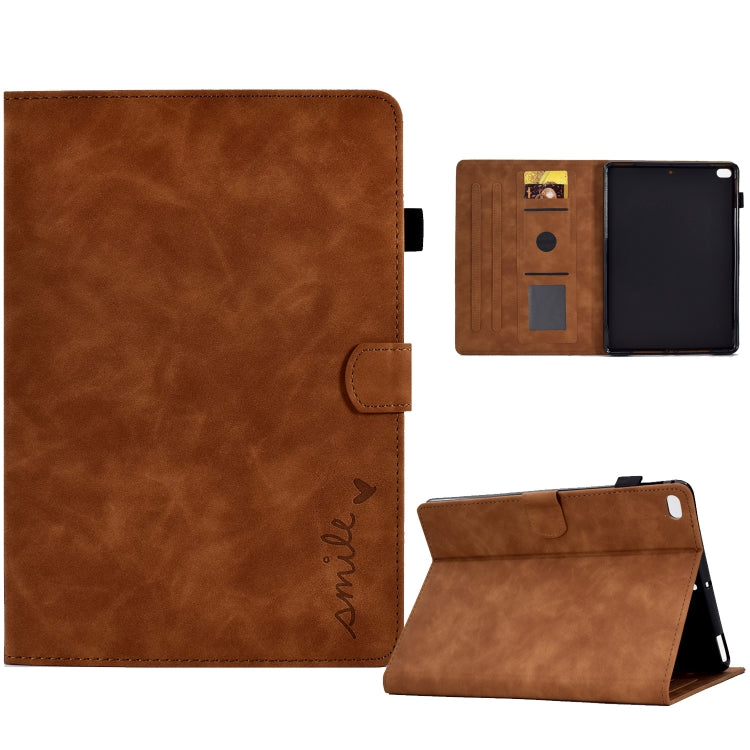 Custodia Smart in pelle per tablet con flip in rilievo, For iPad 10.2 / Air 10.5 2019, For iPad Air 2022 / 2020 10.9, For iPad mini 2024 / mini 6, For iPad 9.7 2018&2017 / Air 2 / Air