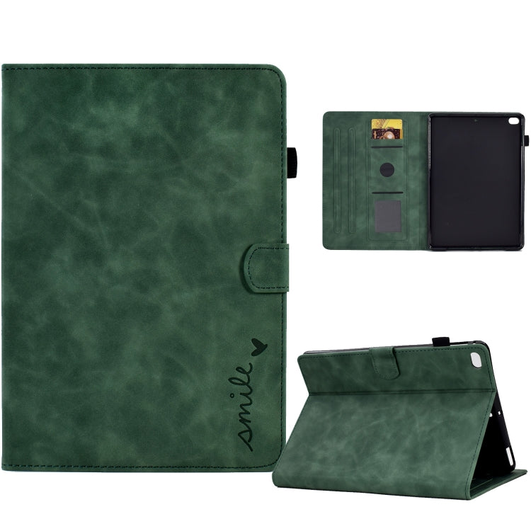 Custodia Smart in pelle per tablet con flip in rilievo, For iPad 10.2 / Air 10.5 2019, For iPad Air 2022 / 2020 10.9, For iPad mini 2024 / mini 6, For iPad 9.7 2018&2017 / Air 2 / Air