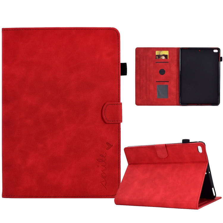 Custodia Smart in pelle per tablet con flip in rilievo, For iPad 10.2 / Air 10.5 2019, For iPad Air 2022 / 2020 10.9, For iPad mini 2024 / mini 6, For iPad 9.7 2018&2017 / Air 2 / Air