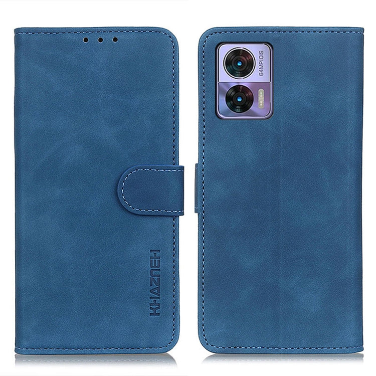 KHAZNEH Custodia per telefono in pelle con trama retrò, For Motorola Edge 30 Lite / Edge 30 Neo, For Realme 9i 5G / 10 5G, For ZTE Blade A72 5G, For ZTE Blade V40S, For Xiaomi Redmi A1