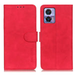 KHAZNEH Custodia per telefono in pelle con trama retrò, For Motorola Edge 30 Lite / Edge 30 Neo, For Realme 9i 5G / 10 5G, For ZTE Blade A72 5G, For ZTE Blade V40S, For Xiaomi Redmi A1