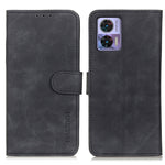 KHAZNEH Custodia per telefono in pelle con trama retrò, For Motorola Edge 30 Lite / Edge 30 Neo, For Realme 9i 5G / 10 5G, For ZTE Blade A72 5G, For ZTE Blade V40S, For Xiaomi Redmi A1