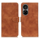 KHAZNEH Custodia per telefono in pelle con trama retrò, For Motorola Edge 30 Lite / Edge 30 Neo, For Realme 9i 5G / 10 5G, For ZTE Blade A72 5G, For ZTE Blade V40S, For Xiaomi Redmi A1