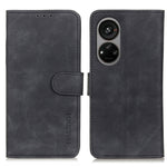 KHAZNEH Custodia per telefono in pelle con trama retrò, For Motorola Edge 30 Lite / Edge 30 Neo, For Realme 9i 5G / 10 5G, For ZTE Blade A72 5G, For ZTE Blade V40S, For Xiaomi Redmi A1