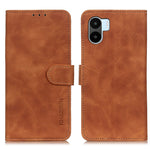 KHAZNEH Custodia per telefono in pelle con trama retrò, For Motorola Edge 30 Lite / Edge 30 Neo, For Realme 9i 5G / 10 5G, For ZTE Blade A72 5G, For ZTE Blade V40S, For Xiaomi Redmi A1