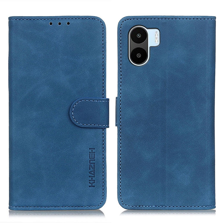 KHAZNEH Custodia per telefono in pelle con trama retrò, For Motorola Edge 30 Lite / Edge 30 Neo, For Realme 9i 5G / 10 5G, For ZTE Blade A72 5G, For ZTE Blade V40S, For Xiaomi Redmi A1