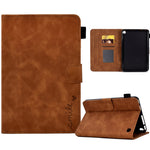 Custodia in pelle per tablet con flip con sorriso in rilievo, For Amazon Kindle Fire 7 2022, For Amazon Kindle Fire HD 8 2020, For Amazon Kindle Fire HD 10 2021, For Amazon Kindle Paperwhite 5