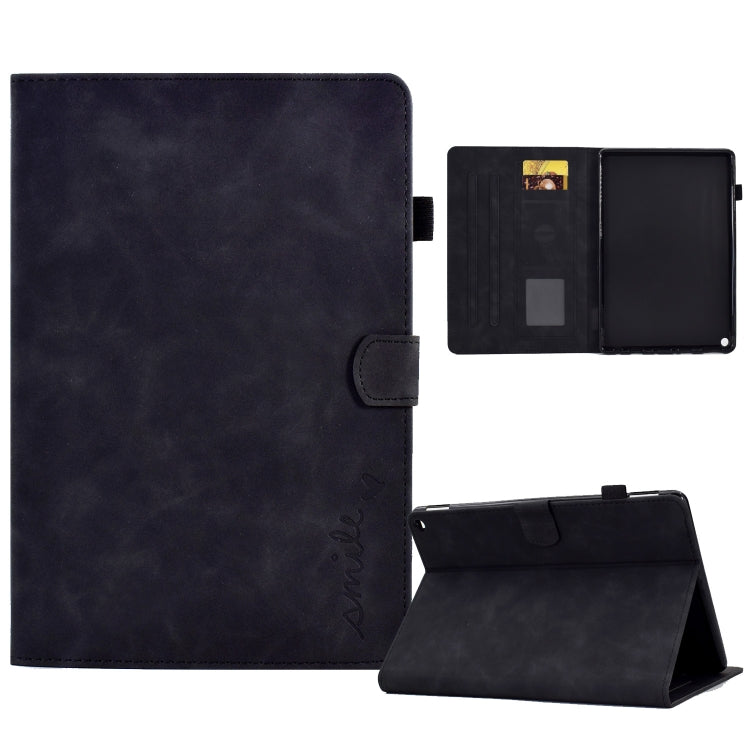 Custodia in pelle per tablet con flip con sorriso in rilievo, For Amazon Kindle Fire 7 2022, For Amazon Kindle Fire HD 8 2020, For Amazon Kindle Fire HD 10 2021, For Amazon Kindle Paperwhite 5