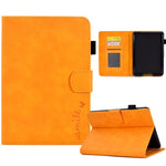 Custodia in pelle per tablet con flip con sorriso in rilievo, For Amazon Kindle Paperwhite 4/3/2/1, For Amazon Kindle Fire 7 2019/2017/2015