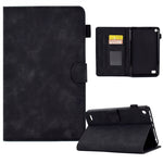 Custodia in pelle per tablet con flip con sorriso in rilievo, For Amazon Kindle Paperwhite 4/3/2/1, For Amazon Kindle Fire 7 2019/2017/2015