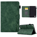 Custodia in pelle per tablet con flip con sorriso in rilievo, For Amazon Kindle Paperwhite 4/3/2/1, For Amazon Kindle Fire 7 2019/2017/2015