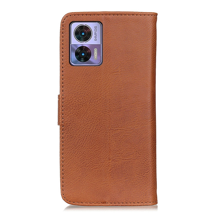 KHAZNEH Custodia per telefono in pelle con trama in pelle bovina, For Motorola Edge 30 Lite / Edge 30 Neo, For Xiaomi Redmi A1
