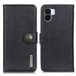 KHAZNEH Custodia per telefono in pelle con trama in pelle bovina, For Motorola Edge 30 Lite / Edge 30 Neo, For Xiaomi Redmi A1