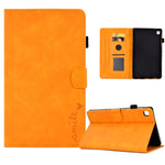 Custodia in pelle per tablet con flip con sorriso in rilievo, For Samsung Galaxy Tab A8 10.5 2021, For Samsung Galaxy Tab A7 Lite T220, For Samsung Galaxy Tab A 8.0 2019 T290, For Samsung Galaxy Tab A7 10.4 2020 T500