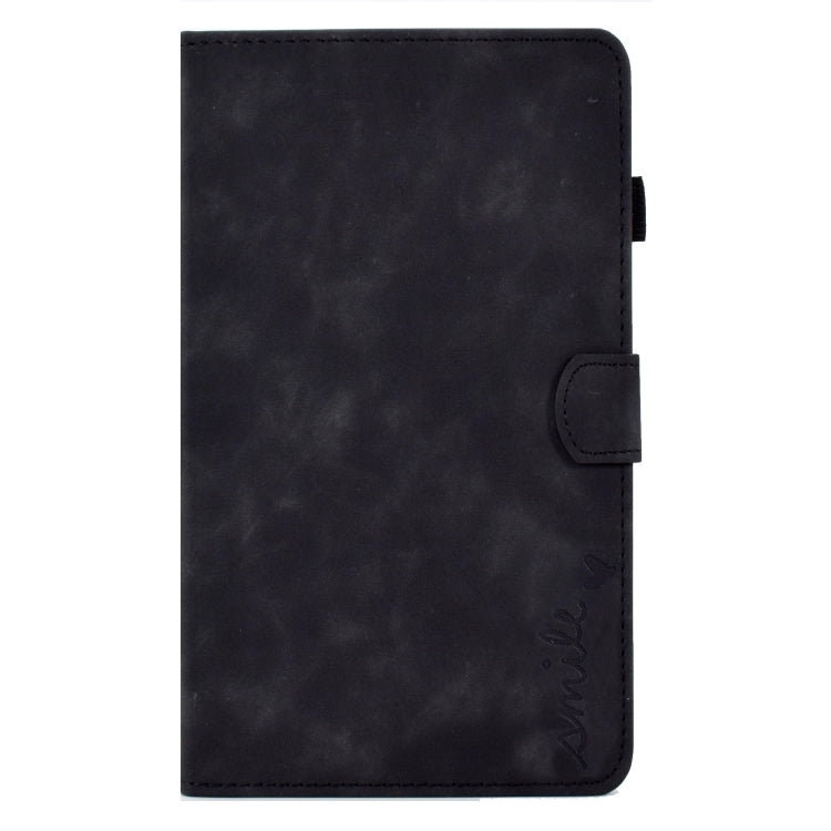 Custodia in pelle per tablet con flip con sorriso in rilievo, For Samsung Galaxy Tab A 10.1 2019 T510, For Samsung Galaxy Tab S6 Lite P610