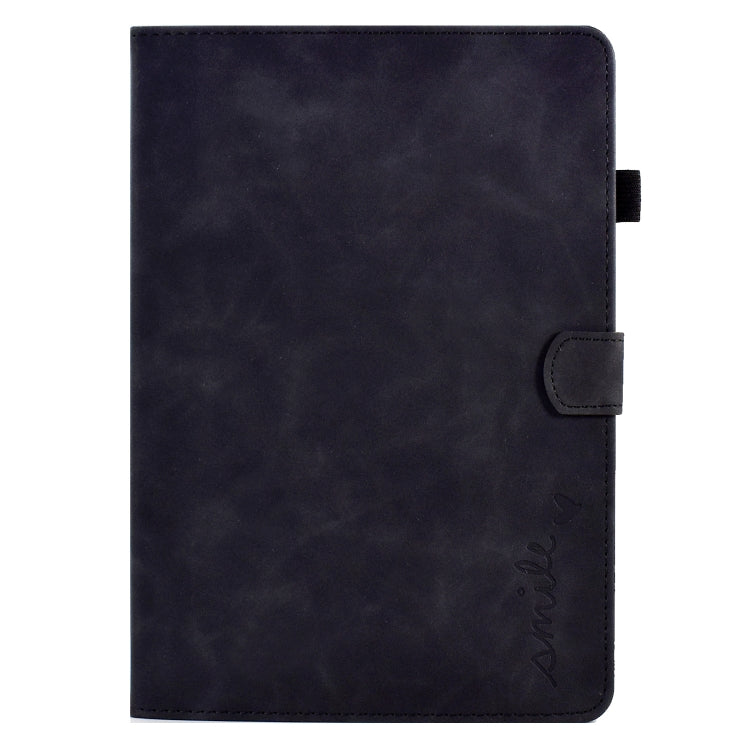 Custodia in pelle per tablet con flip con sorriso in rilievo, For Lenovo Tab M10, For Lenovo Tab M10 HD Gen 2, For Lenovo Tab M10 3rd Gen, For Lenovo M10 Plus