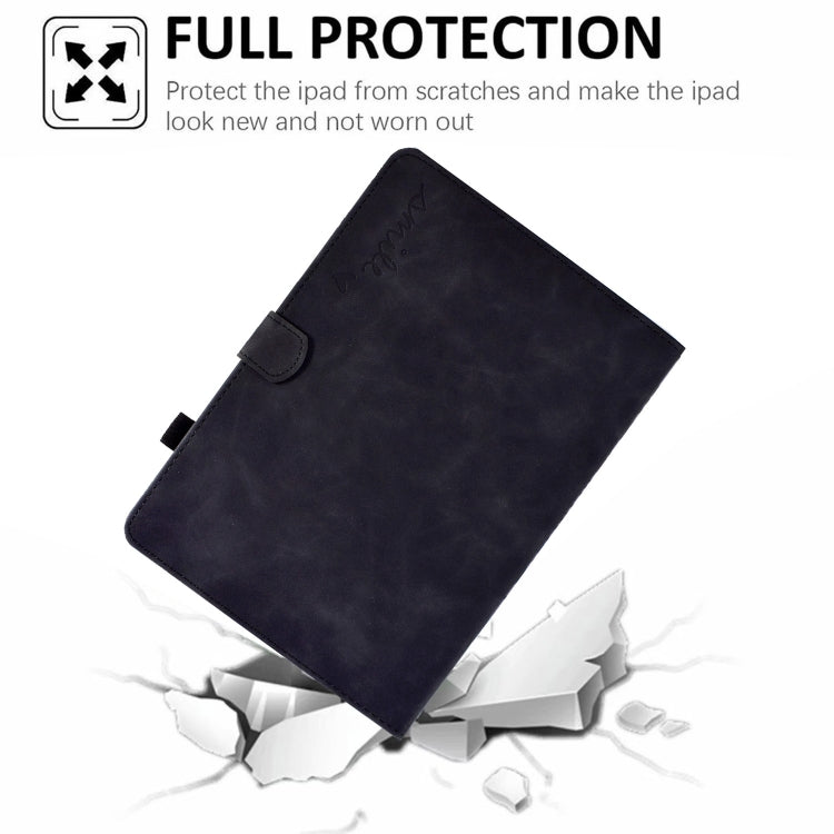 Custodia in pelle per tablet con flip con sorriso in rilievo, For Lenovo Tab M10, For Lenovo Tab M10 HD Gen 2, For Lenovo Tab M10 3rd Gen, For Lenovo M10 Plus