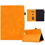 Custodia in pelle per tablet con flip con sorriso in rilievo, For Lenovo Tab M10, For Lenovo Tab M10 HD Gen 2, For Lenovo Tab M10 3rd Gen, For Lenovo M10 Plus