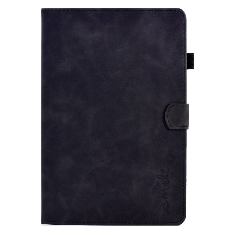 Custodia in pelle per tablet con flip con sorriso in rilievo, For Lenovo Tab M10 Plus 3rd Gen, For Huawei MatePad T 10 / T 10s, For Huawei MediaPad T5