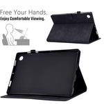 Custodia in pelle per tablet con flip con sorriso in rilievo, For Lenovo Tab M10 Plus 3rd Gen, For Huawei MatePad T 10 / T 10s, For Huawei MediaPad T5