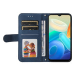 Custodia per telefono in pelle con bottone in metallo con albero della vita Skin Feel, For vivo Y02s, For vivo Y75 4G / S10e, For vivo Y77 5G, For Xiaomi Poco C40