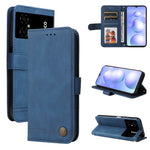 Custodia per telefono in pelle con bottone in metallo con albero della vita Skin Feel, For Xiaomi Poco M4 5G