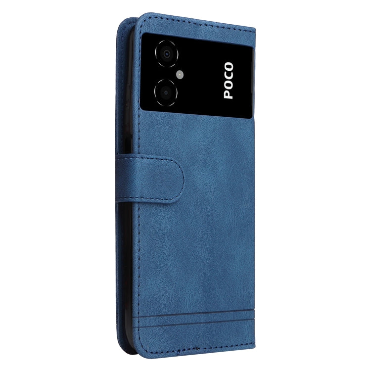 Custodia per telefono in pelle con bottone in metallo con albero della vita Skin Feel, For Xiaomi Poco M4 5G