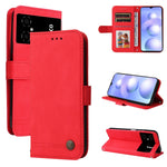 Custodia per telefono in pelle con bottone in metallo con albero della vita Skin Feel, For Xiaomi Poco M4 5G