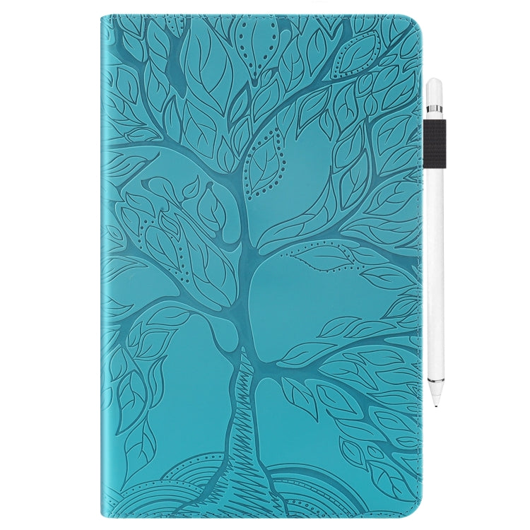 Custodia per tablet orizzontale in pelle a conchiglia orizzontale serie Life Tree, For OPPO Pad Air, For OPPO Realme Pad X