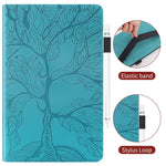Custodia per tablet orizzontale in pelle a conchiglia orizzontale serie Life Tree, For OPPO Pad Air, For OPPO Realme Pad X