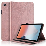 Custodia per tablet orizzontale in pelle a conchiglia orizzontale serie Life Tree, For OPPO Pad Air, For OPPO Realme Pad X