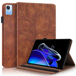 Custodia per tablet orizzontale in pelle a conchiglia orizzontale serie Life Tree, For OPPO Pad Air, For OPPO Realme Pad X