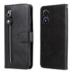 Custodia per telefono in pelle con cerniera in vitello, For vivo Y02s, For vivo Y75 4G / S10e, For vivo Y77 5G, For Xiaomi Poco C40
