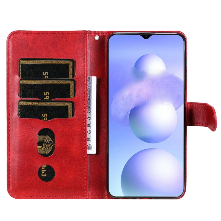 Custodia per telefono in pelle con cerniera in vitello, For Xiaomi Poco M4 5G