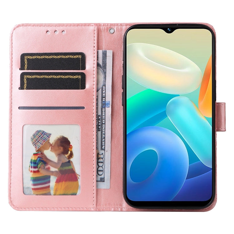 Custodia per telefono in pelle di girasole goffrata, For vivo Y02s, For vivo Y75 4G / S10e, For vivo Y77 5G, For Xiaomi Poco C40