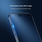 NILLKIN Fog Mirror 0,33 mm 9H Pellicola in vetro temperato opaco a schermo intero, For iPhone 14 Pro, For iPhone 14 Pro Max