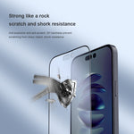 NILLKIN Fog Mirror 0,33 mm 9H Pellicola in vetro temperato opaco a schermo intero, For iPhone 14 Pro, For iPhone 14 Pro Max