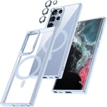 Custodia per telefono MagSafe in acrilico per PC, For Samsung Galaxy S22 Ultra