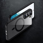Custodia per telefono MagSafe in acrilico per PC, For Samsung Galaxy S22 5G, For Samsung Galaxy S22+ 5G