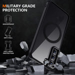 Custodia per telefono MagSafe in acrilico per PC, For Samsung Galaxy S22 5G, For Samsung Galaxy S22+ 5G