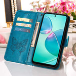Custodia per telefono in pelle con vibrazione a farfalla goffrata, For Infinix Hot 12 Play/Hot 12 Play NFC X6816C, For Infinix Hot 12i X665, For Infinix Hot 12 X6817