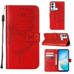 Custodia per telefono in pelle con vibrazione a farfalla goffrata, For Infinix Hot 12 Play/Hot 12 Play NFC X6816C, For Infinix Hot 12i X665, For Infinix Hot 12 X6817