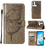 Custodia per telefono in pelle con vibrazione a farfalla goffrata, For Infinix Hot 12 Play/Hot 12 Play NFC X6816C, For Infinix Hot 12i X665, For Infinix Hot 12 X6817