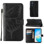 Custodia per telefono in pelle con vibrazione a farfalla goffrata, For Infinix Hot 12 Play/Hot 12 Play NFC X6816C, For Infinix Hot 12i X665, For Infinix Hot 12 X6817