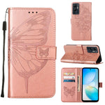 Custodia per telefono in pelle con vibrazione a farfalla goffrata, For Infinix Hot 12 Play/Hot 12 Play NFC X6816C, For Infinix Hot 12i X665, For Infinix Hot 12 X6817