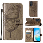 Custodia per telefono in pelle con vibrazione a farfalla goffrata, For Infinix Hot 12 Play/Hot 12 Play NFC X6816C, For Infinix Hot 12i X665, For Infinix Hot 12 X6817