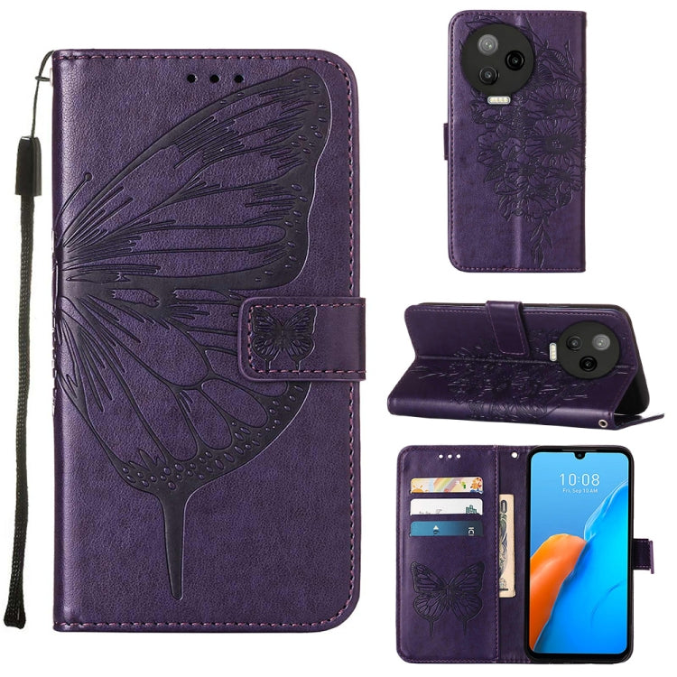 Custodia per telefono in pelle con vibrazione a farfalla goffrata, For Infinix Note 12 Pro 4G, For Infinix Note 12 Pro 5G, For Infinix Note 12 G96