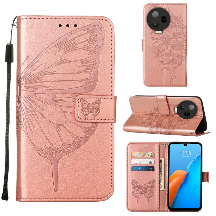 Custodia per telefono in pelle con vibrazione a farfalla goffrata, For Infinix Note 12 Pro 4G, For Infinix Note 12 Pro 5G, For Infinix Note 12 G96