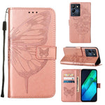Custodia per telefono in pelle con vibrazione a farfalla goffrata, For Infinix Note 12 Pro 4G, For Infinix Note 12 Pro 5G, For Infinix Note 12 G96